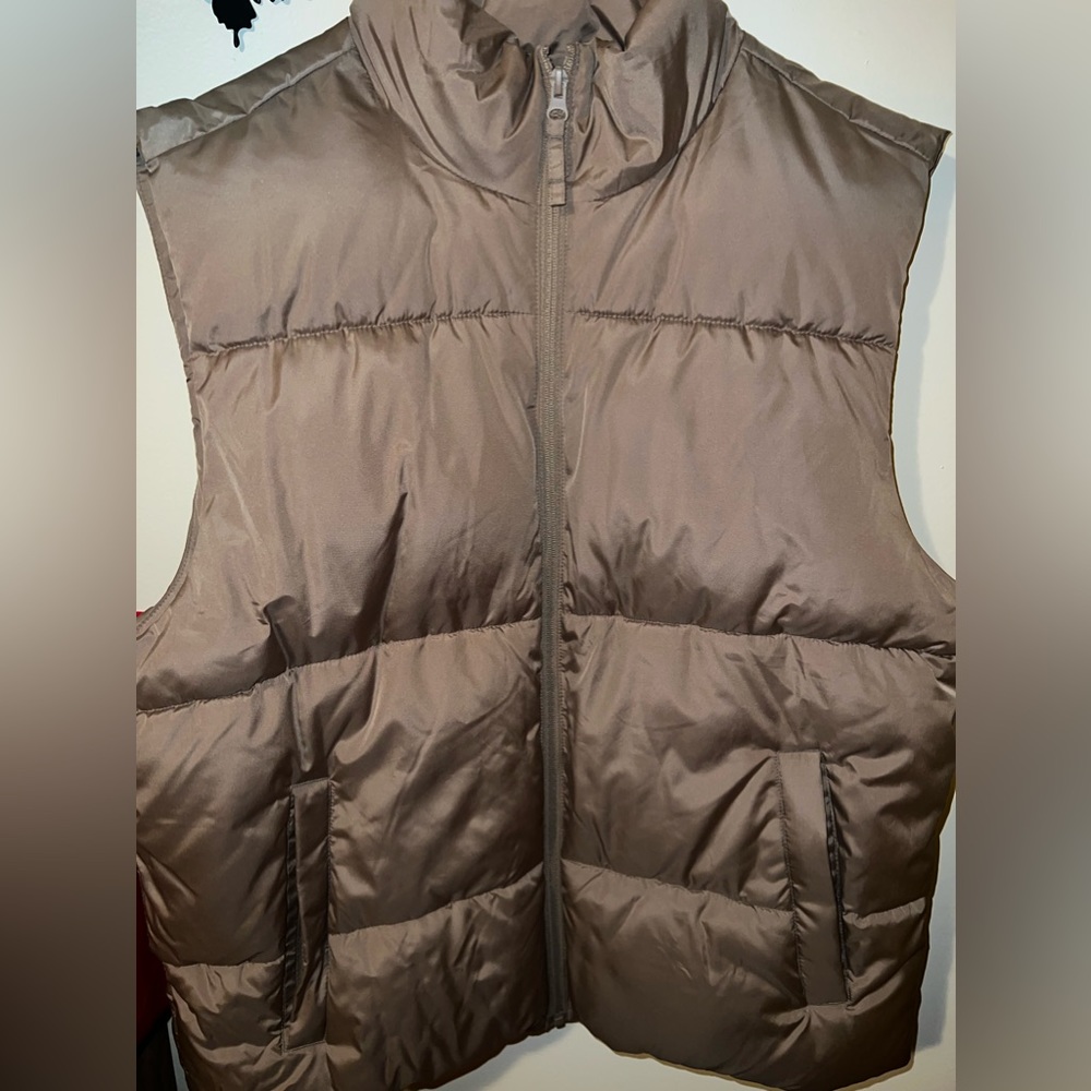 OldNavy Tan Puffer Vest